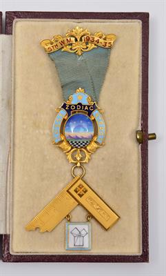 Lot 13 - A MASONIC ZODIAC LODGE