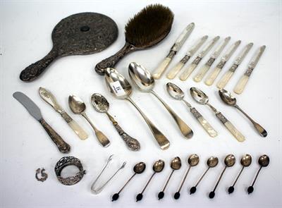 Lot 32 - TWO GEORGIAN SILVER SPOONS