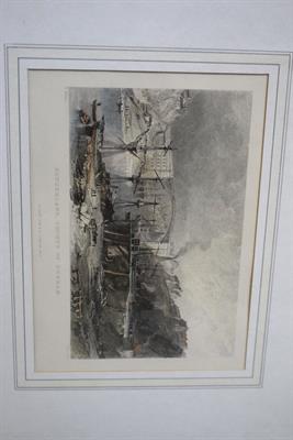 Lot 123A - A QUANTITY OF 19TH CENTURY AND LATER PRINTS predominantly of maritime shipping scenes (12)