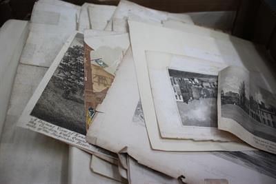 Lot 127 - A COLLECTION OF ANTIQUE ENGRAVINGS AND PRINTS to include 'A View of Moscou' by P. Van Der Aa