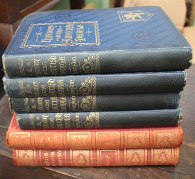 Lot 412 - THE HISTORY OF THE SCOTTISH PEOPLE by Thompson in four volumes together with 'Birds of Our Country'