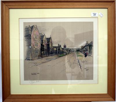 Lot 459 - CECIL ALDIN 'THE LYGON ARMS' BROADWAY PROMO LITHOGRAPH signed in pencil in the margin