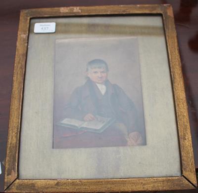 Lot 537 - A LATE 19TH CENTURY PORTRAIT of a gentleman reading