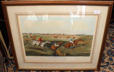 Lot 547 - A NAIVE LANDSCAPE with figures