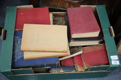 Lot 612 - A BOX OF VARIOUS BOOKS to include The Buccaneers of America and other books