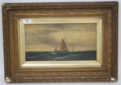 Lot 630 - A PAIR OF 19TH CENTURY SEASCAPES