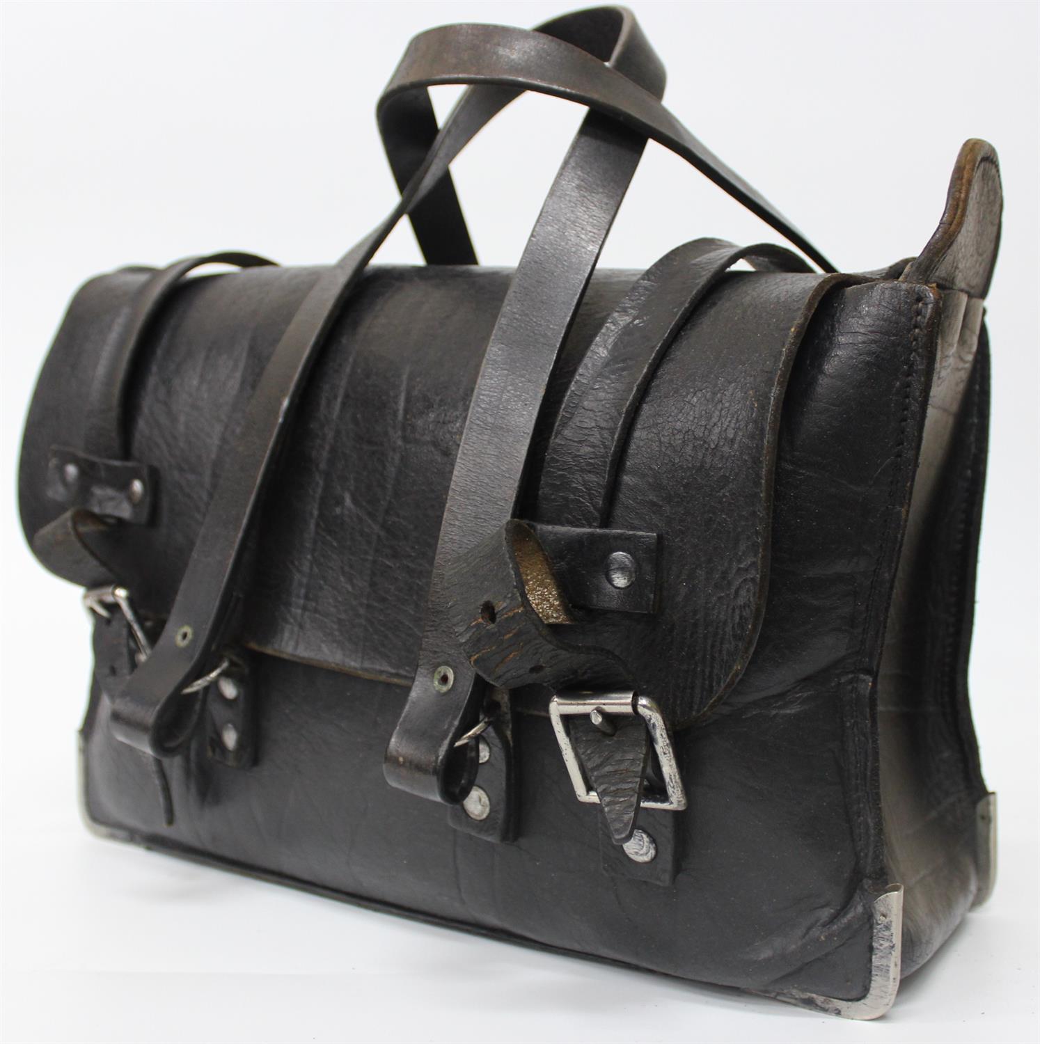 Lot 326 - AN OLD LEATHER BRITISH RAILWAY ENGINE
