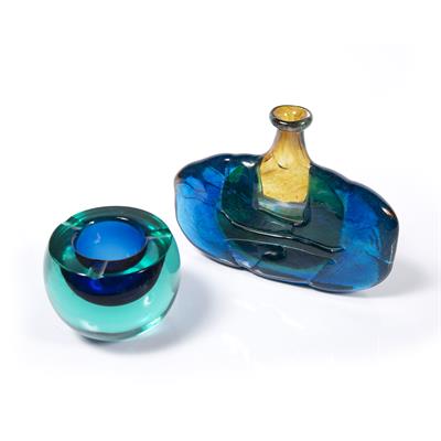 Lot 374 - Maltese style art glass