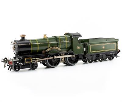 Lot 9 - A HORNBY 'O' GAUGE ELECTRIC 4-4-0 LOCOMOTIVE