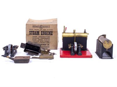 Lot 55 - A 'MAJOR' 1550 TWIN CYLINDER TOY STEAM ENGINE