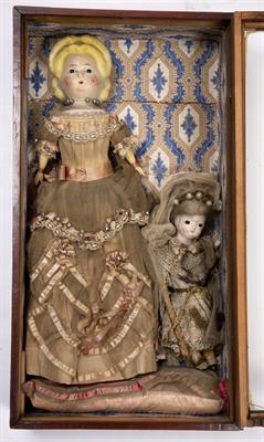 Lot 62 - TWO VICTORIAN DOLLS