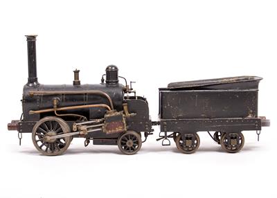 Lot 92 - A 3 1/2  GAUGE LIVE STEAM 0-2-2 STEAM LOCOMOTIVE "