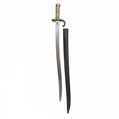 Lot 170 - A 19TH CENTURY FRENCH BAYONET