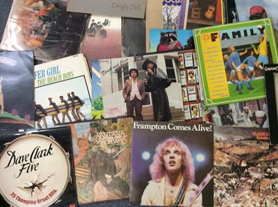 Lot 271 - Mixed Collection of Approx 125 Records to include: Woodstock. Peter Gabriel. The Byrds. Fleetwood