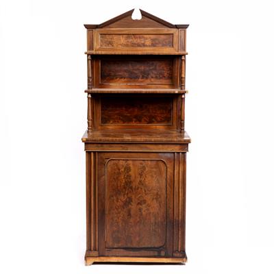 Lot 586 - A VICTORIAN MAHOGANY SIDE CABINET