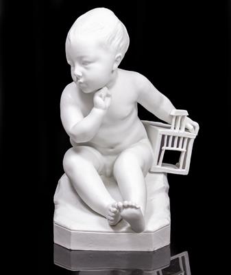 Lot 616 - A SERVES STYLE PORCELAIN PARIAN FIGURE GROUP