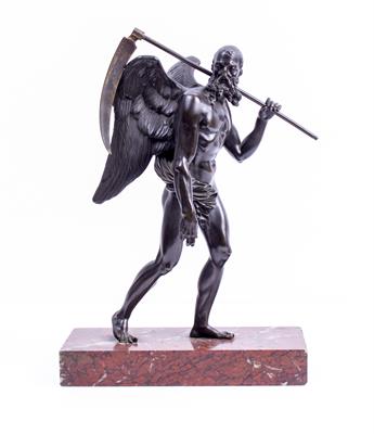 Lot 704 - A 20TH CENTURY BRONZE FIGURE GROUP