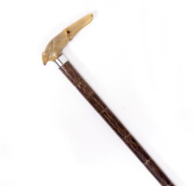 Lot 730 - A LATE 19TH / EARLY 20TH CENTURY WALKING CANE