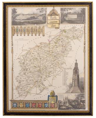 Lot 763 - AN ANTIQUARIAN MAP OF BERKSHIRE