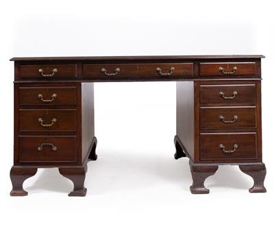 Lot 774 - A PARTNERS DESK