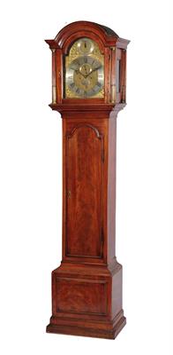 Lot 59 - A MAHOGANY EIGHT DAY LONGCASE CLOCK