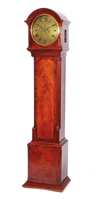Lot 64 - A SCOTTISH MAHOGANY EIGHT DAY LONGCASE CLOCK