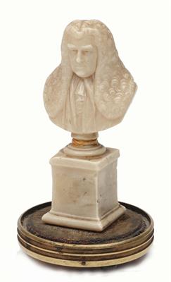 Lot 86 - AN EARLY 19TH CENTURY WAX PORTRAIT BUST of John Scott