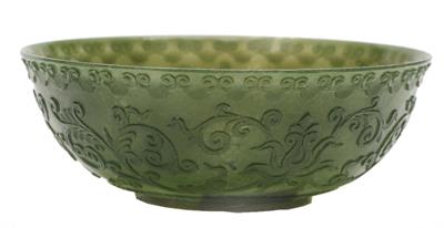Lot 124 - AN EASTERN JADE BOWL