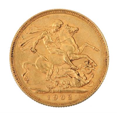 Lot 151 - AN EDWARD VII SOVEREIGN