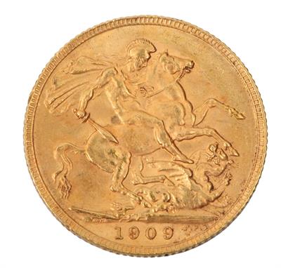 Lot 152 - AN EDWARD VII SOVEREIGN