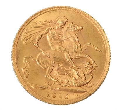 Lot 156 - A GEORGE V SOVEREIGN