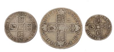 Lot 161 - A QUEEN ANNE HALF CROWN 1708