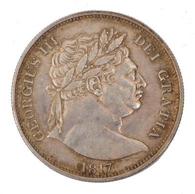 Lot 163 - A GEORGE III HALF CROWN