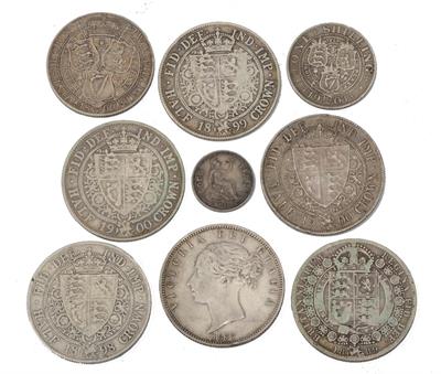 Lot 167 - A VICTORIA HALF CROWN