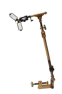 Lot 180 - A LATE 19TH/EARLY 20TH CENTURY LACQUERED BRASS WATCHMAKER'S EYE GLASS