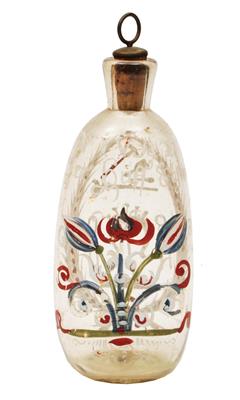 Lot 188 - A BOHEMIAN GLASS DECANTER