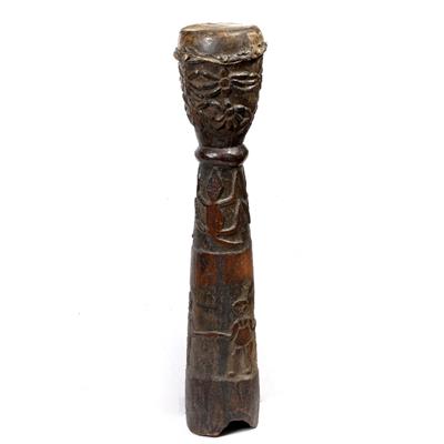 Lot 244 - A LARGE CAMEROON DRUM