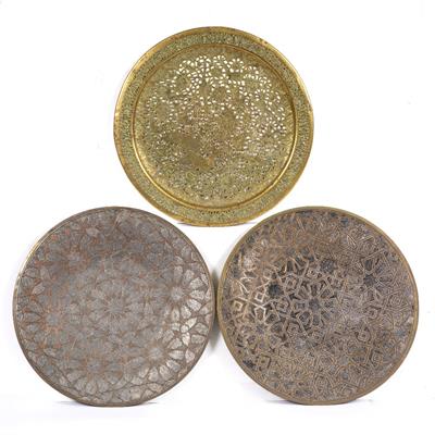 Lot 268 - TWO ISLAMIC BRASS
