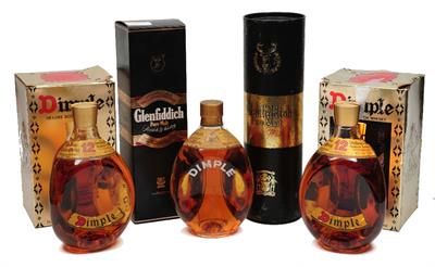 Lot 293 - 3 BOTTLES (75CL) DIMPLE HAIG WHISKY (TWO IN ORIGINAL BOX)