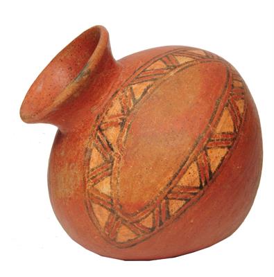 Lot 353 - A COSTA RICA TERRACOTTA OLLA