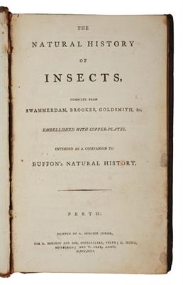Lot 487 - The Natural History of Insects' compiled from Swammerdam