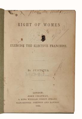 Lot 656 - A COLLECTION OF SUFFRAGETTE LITERATURE TO INCLUDE