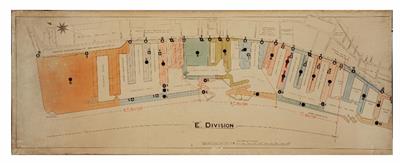 Lot 682 - AN EARLY 20TH CENTURY ENGRAVED PLAN of Liverpool Docks in two sections covering approximately six
