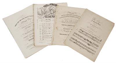 Lot 689 - A QUANTITY OF 19TH CENTURY SHEET MUSIC FOR PIANO TO INCLUDE: Stephen Glover - 'What are the Wild