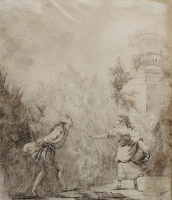 Lot 476 - FOLLOWER OF JEAN ANTOINE WATTEAU (1684-1721)