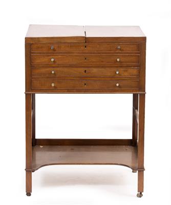 Lot 137 - A 19TH CENTURY DRESSING CHEST