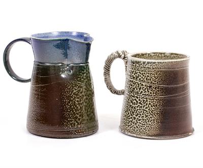Lot 245 - TWO PIECES OF STUDIO POTTERY