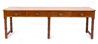 Lot 280 - A MAHOGANY SIDE TABLE