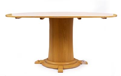 Lot 339 - A MODERN OAK HIGH TABLE