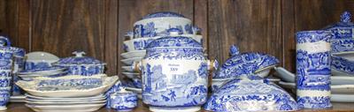 Lot 389 - A LARGE COLLECTION OF SPODE CERAMICS